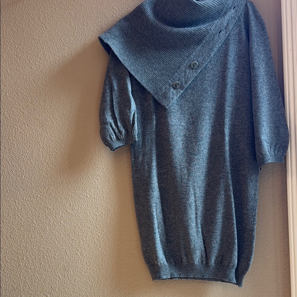 Sisley Charcoal Cowl Neck Sweater